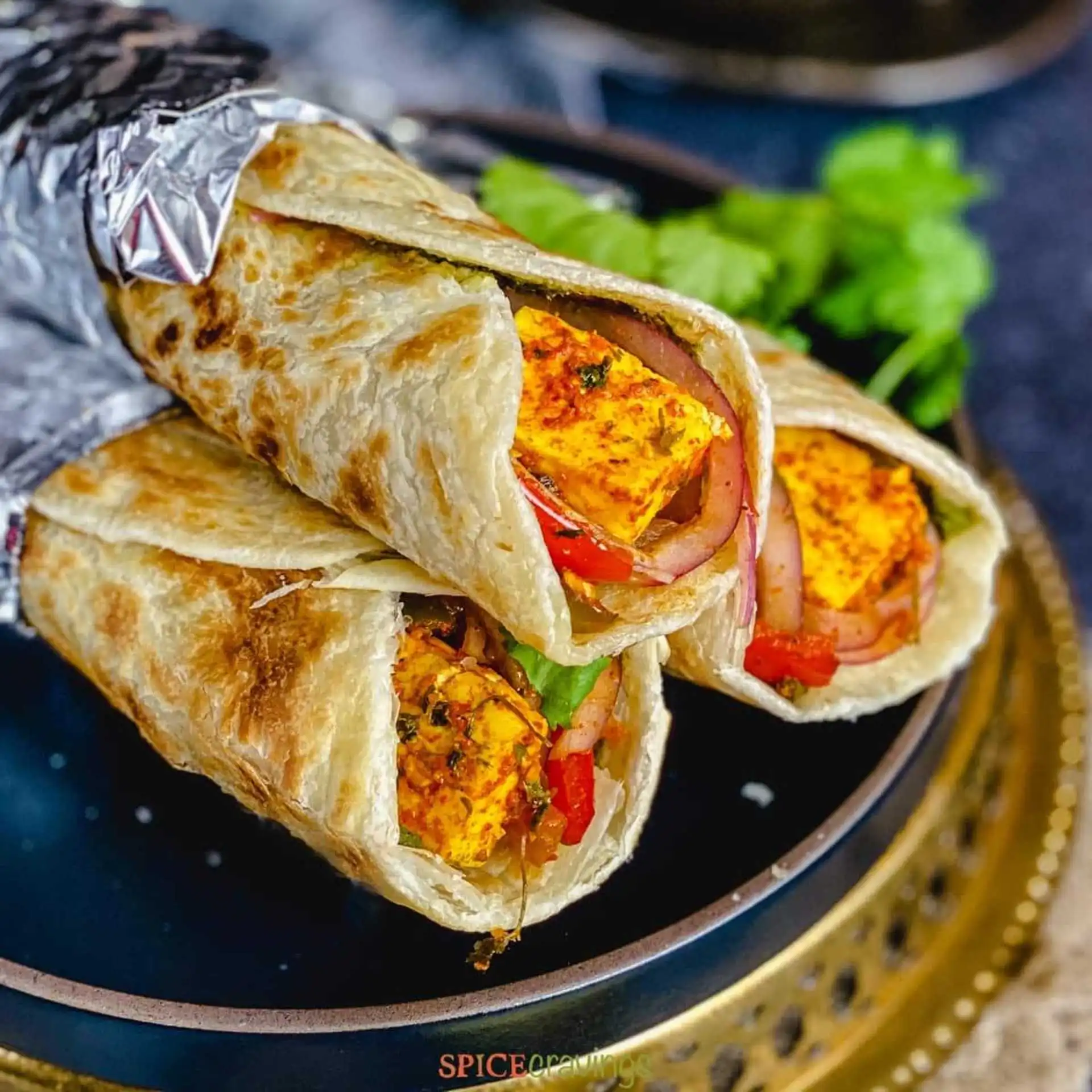 Delicious Paneer Tikka Roll at Delhi Guyz in Saskatoon, SK